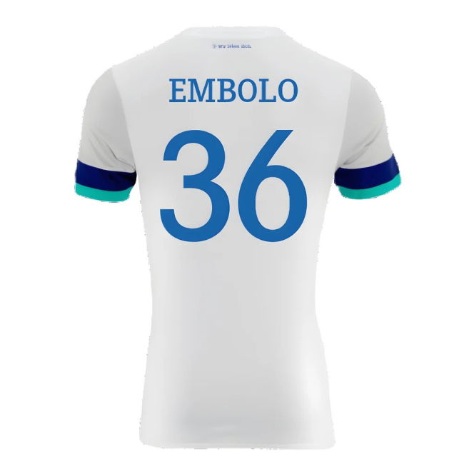 Schalke 2019-20 Away Shirt ((Mint) L) (EMBOLO 36)