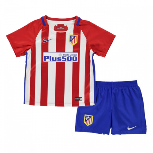 Durable Kids Atletico Madrid Home 201617 Soccer Shirt JerseyShorts