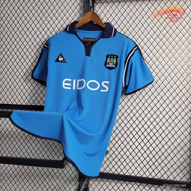 Manchester City 01 to 02 Home Game Football Shirt