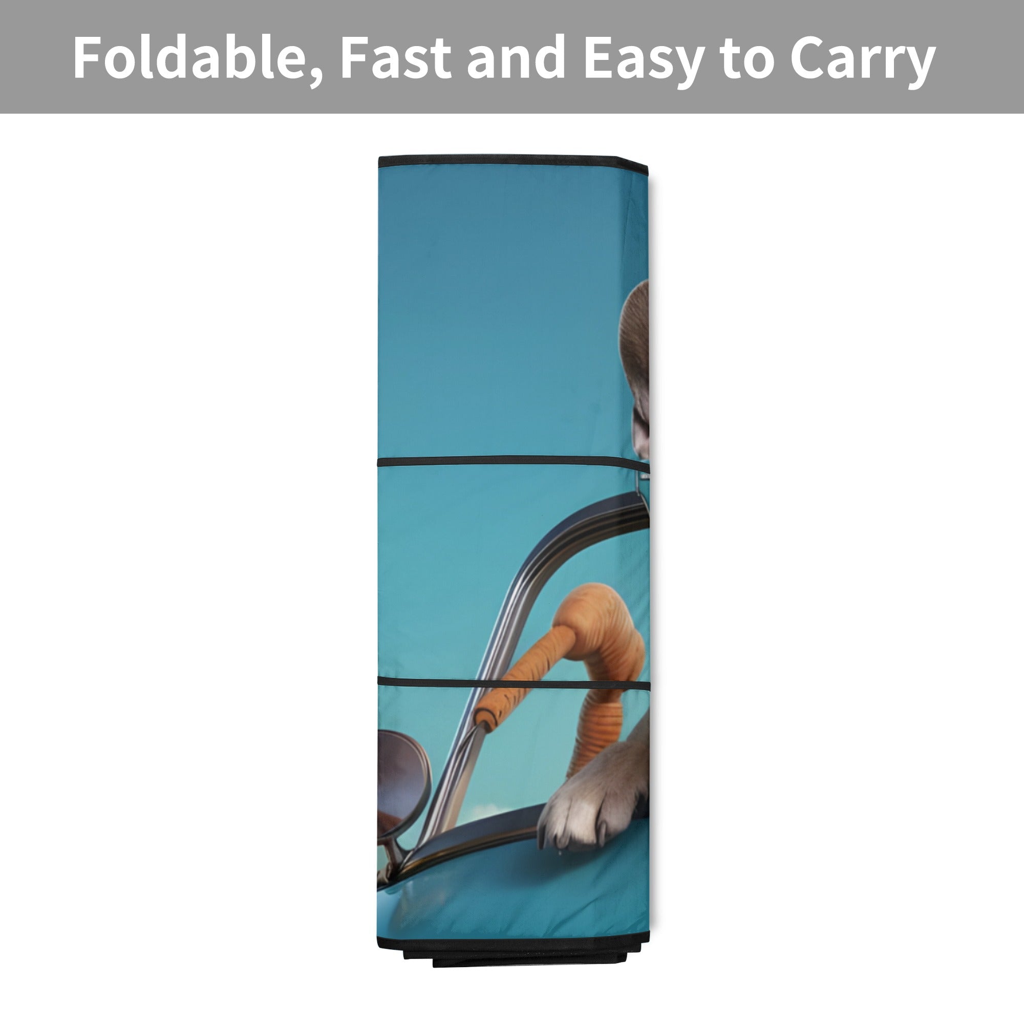 Trendy Minimal-Aesthetic Ollie - Car Auto Sun Shade for Daily Life