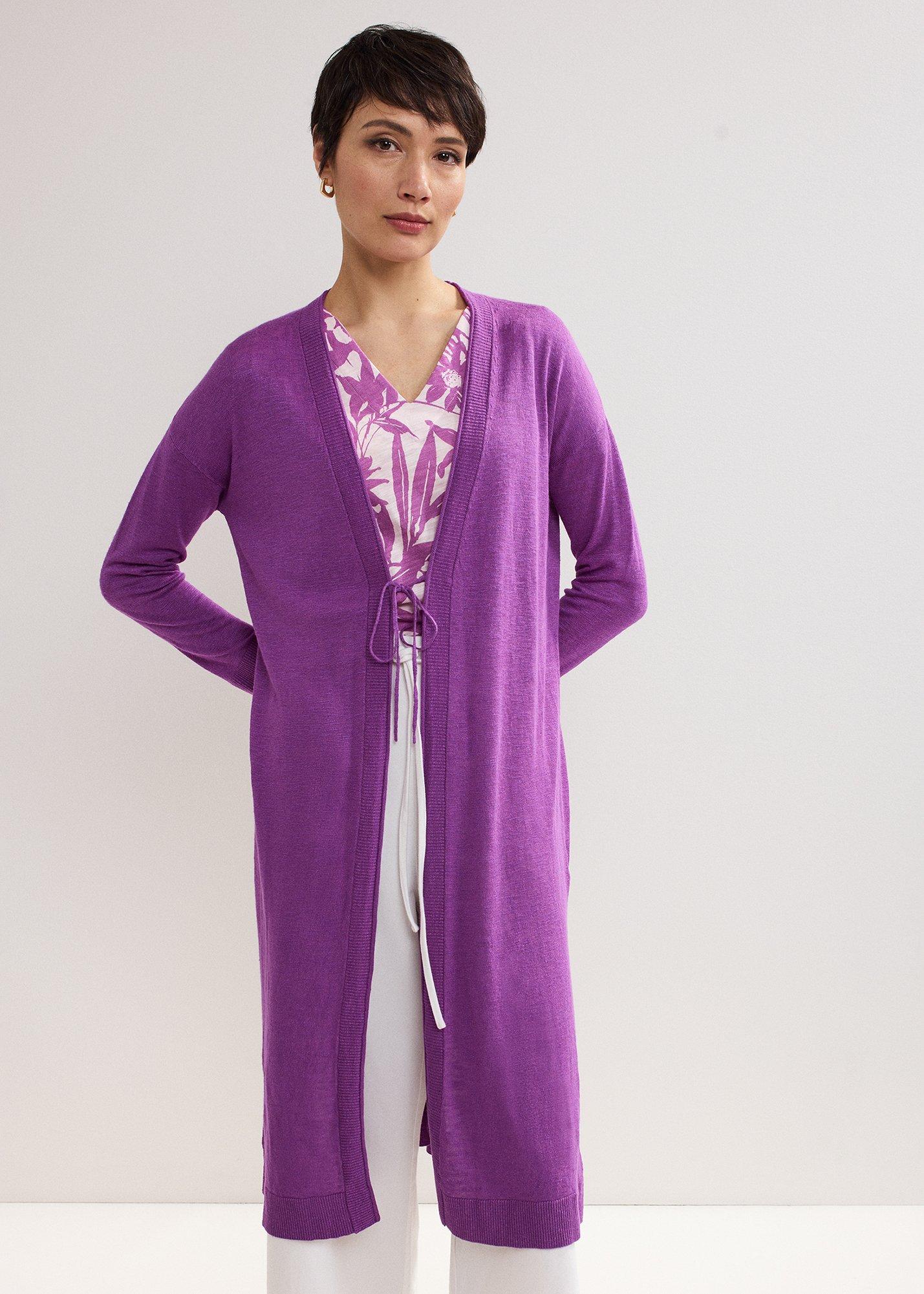 Tasha Linen Longline Cardigan