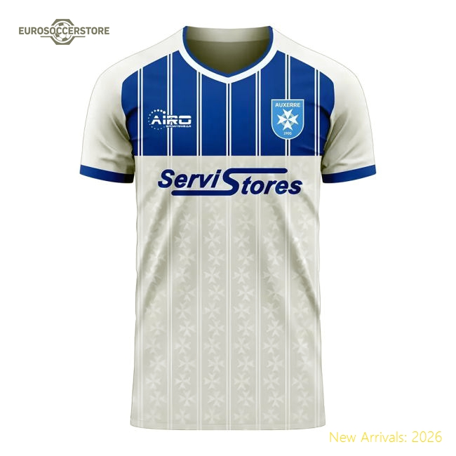 S Auxerre Female 2025 Home Jersey Shirt Football Fan Apparel