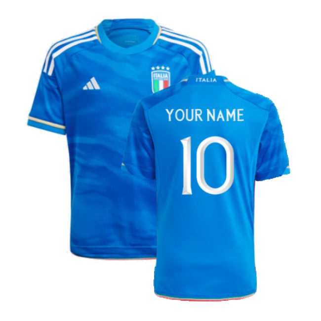 2023-2024 Italy Home Shirt (Kids) (Your Name) Premium Premium