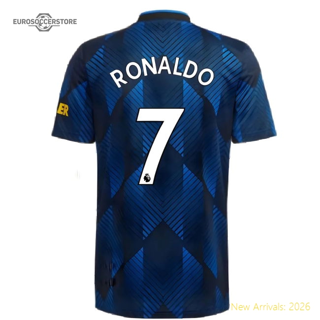 Luxury Third Premier League Team Ronaldo Jersey 2021-2022 Smooth