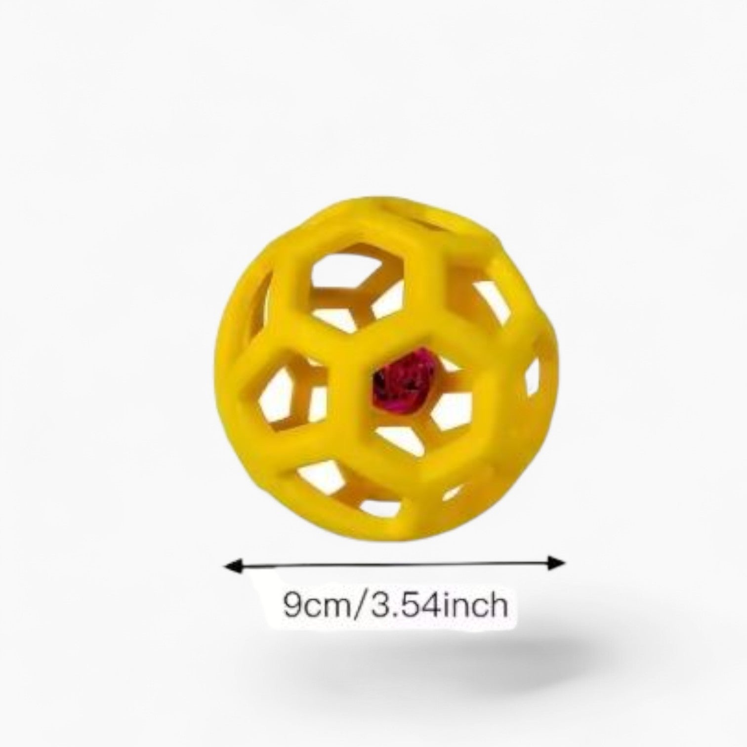 Bellybo Frenchie Ball Toy – Safe Rubber Geometric Bell Ball Toy