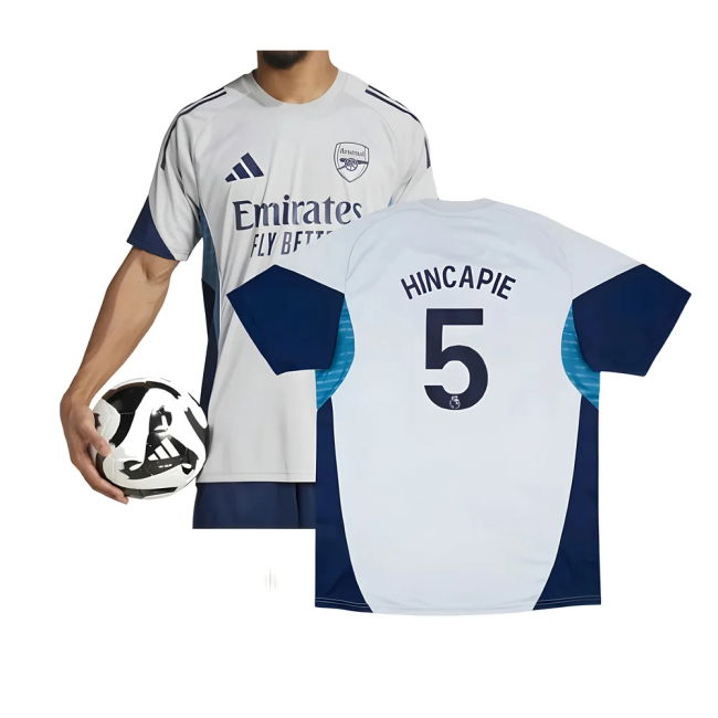 2025-2026 Arsenal Training Shirt (Grey Two) (Hincapie 5) (Collector...