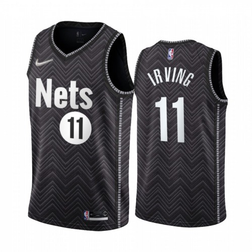 Brooklyn Brooklyn Nets #11 Kyrie Irving Black Womens NBA Swingman 2020-21 Earned Edition Jersey Womens
