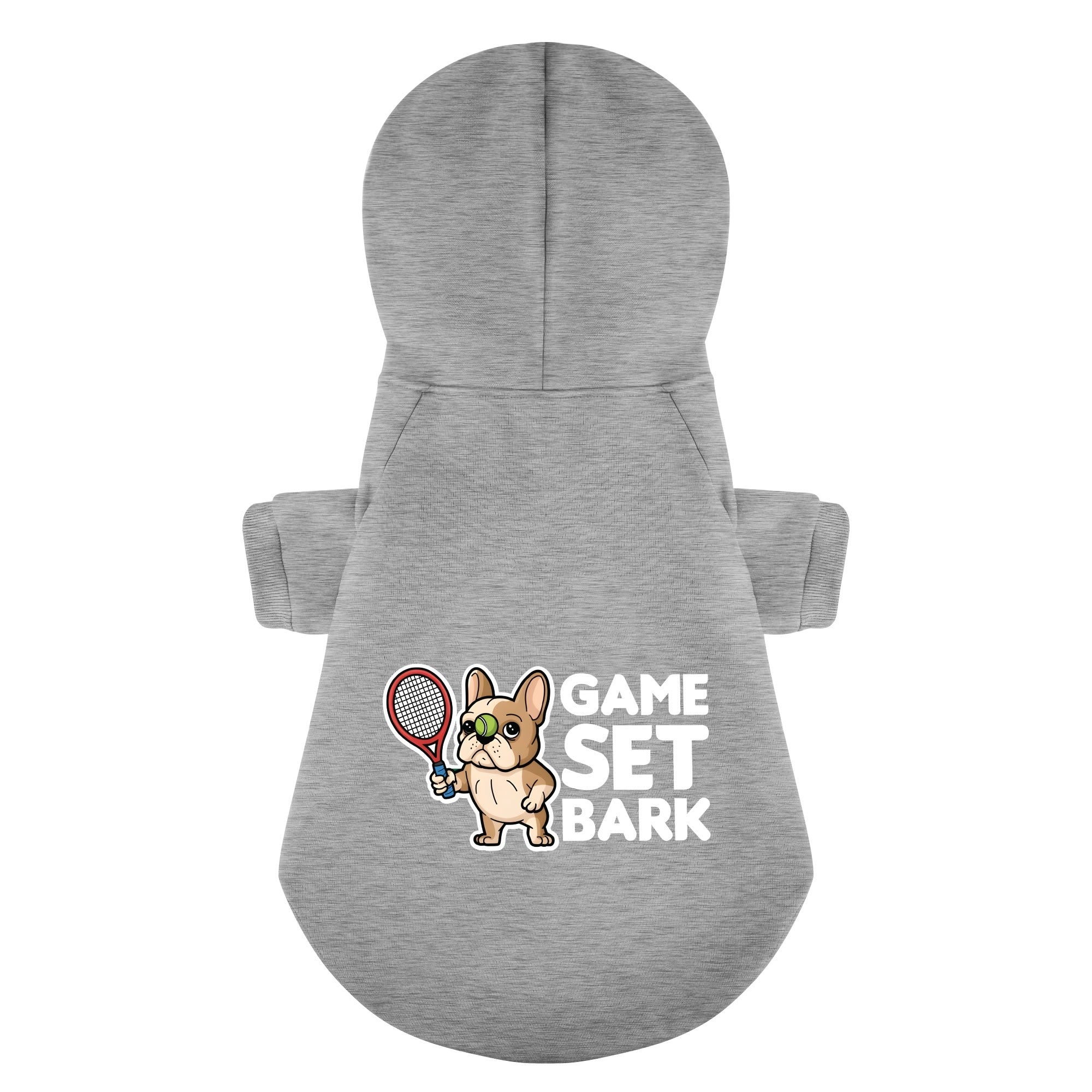 French Bulldog Game, Set, Bark Personalized French Bulldog Hoodies