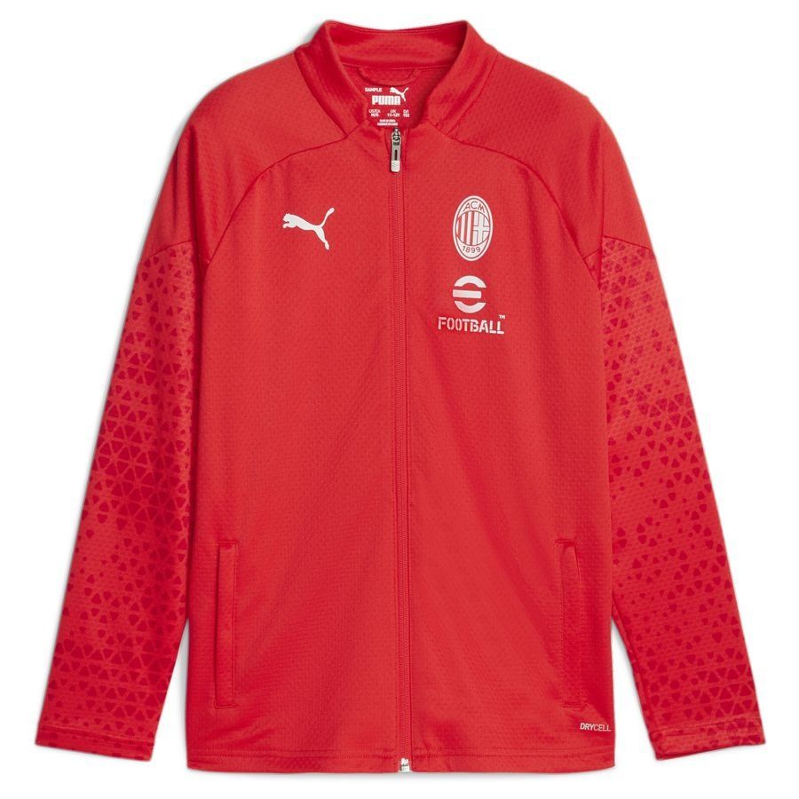 Milan Training Travel Jacket Red/feather Grey Kids