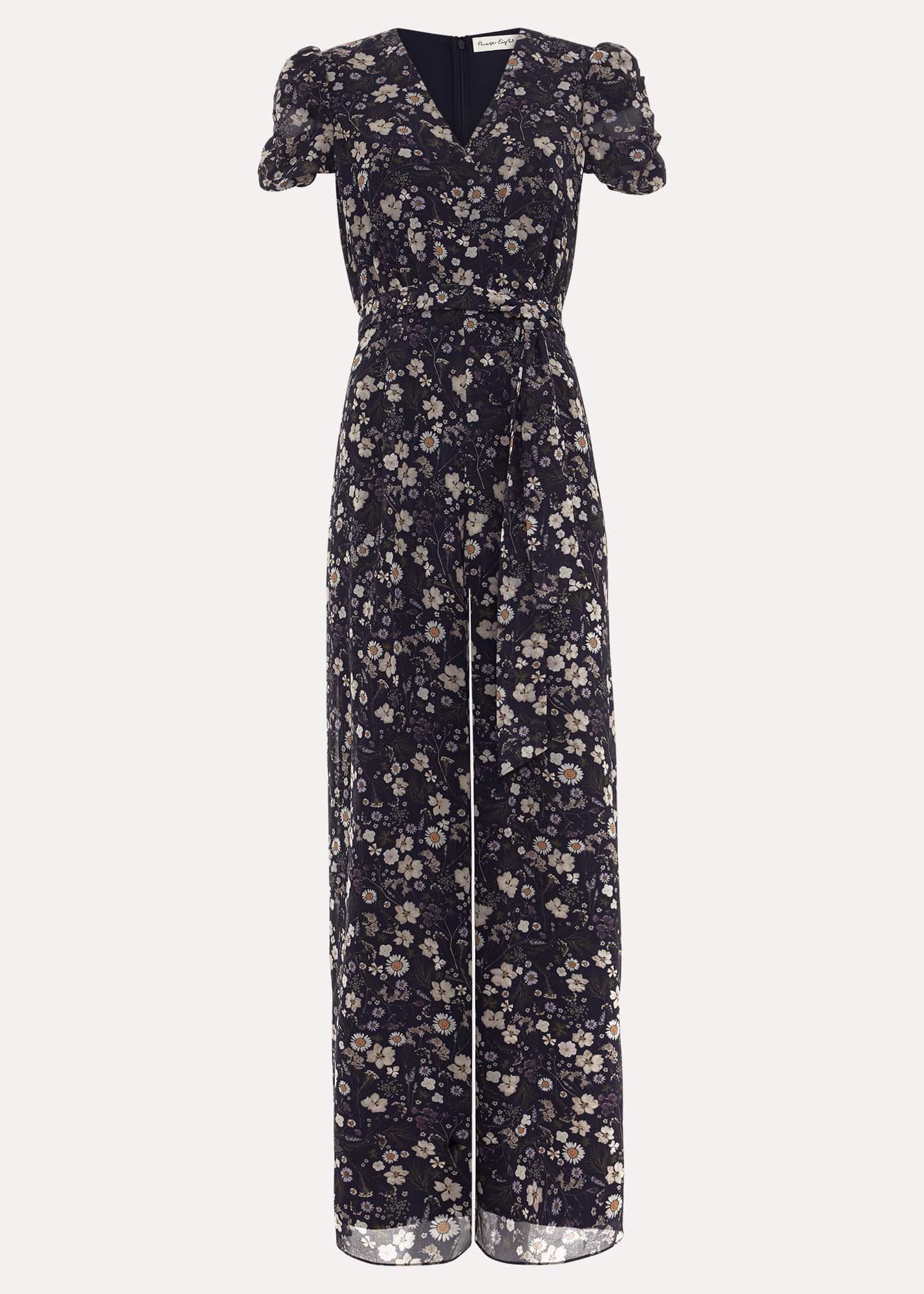 Petite Helene Floral Print Jumpsuit