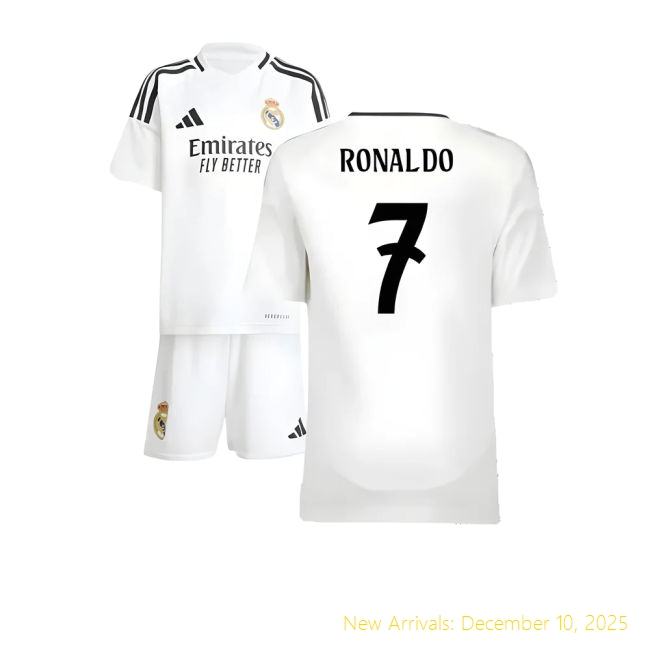 2024-2025 Real Madrid Home None - Authentic Soccer (Ronaldo 7)