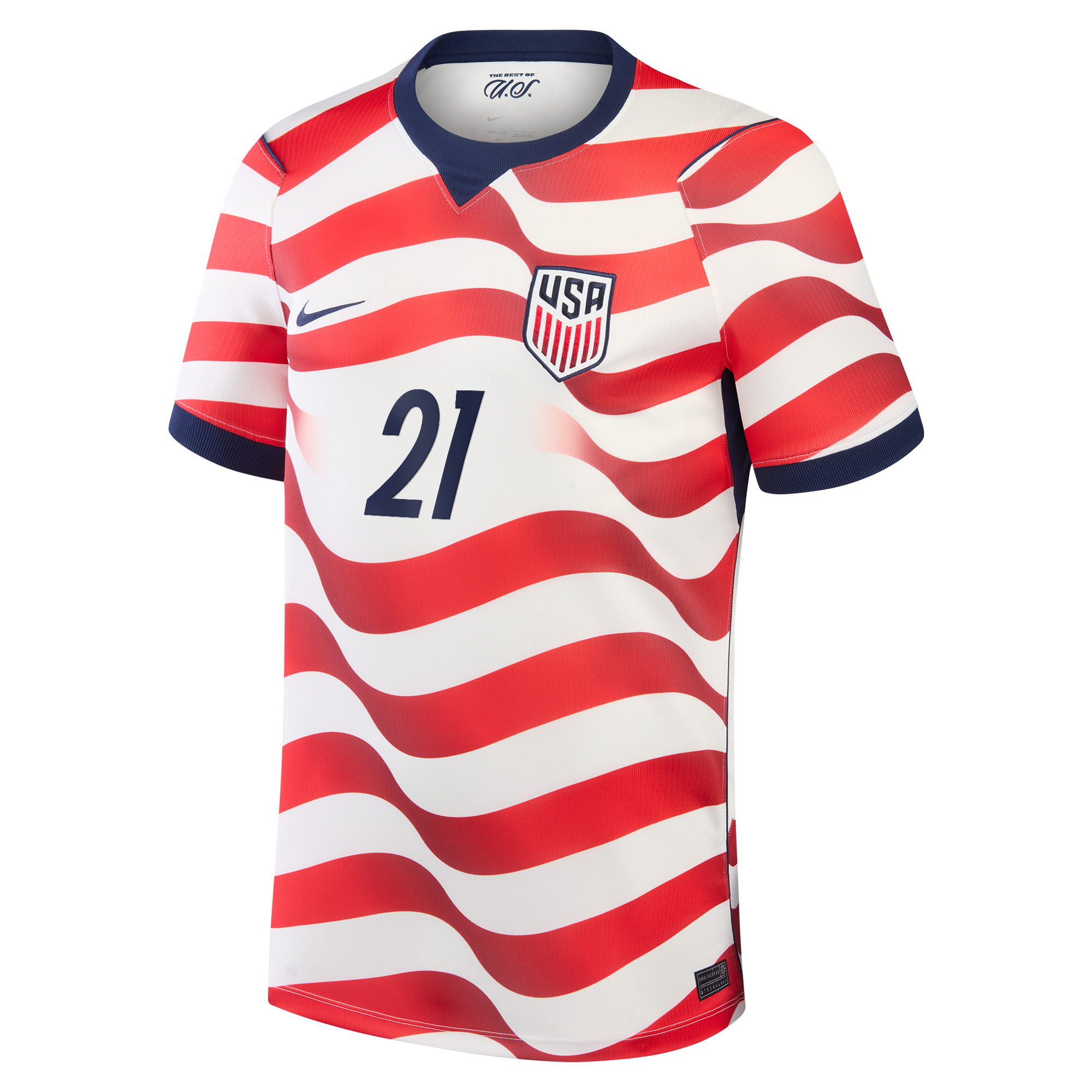 [JED] Timothy Weah USMNT 2026 Home Stadium Replica Jersey - White