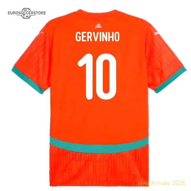 2024-2025 Ivory Coast Home Shirt (Gervinho 10)