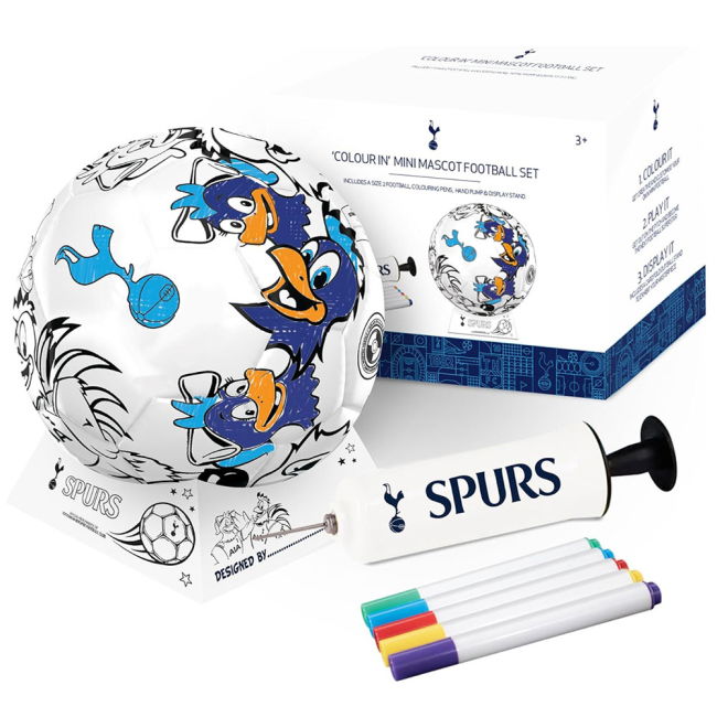 Tottenham Hotspur FC 'Colour In' Mini Football Set (Collector's Item)