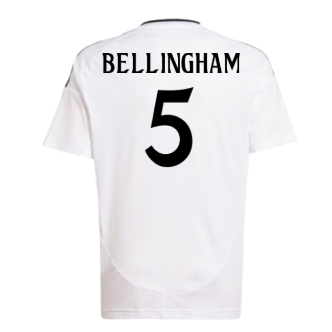 Kids Pro Style Real Madrid Home Pro Shirt 2024-2025 (Bellingham 5) (3)