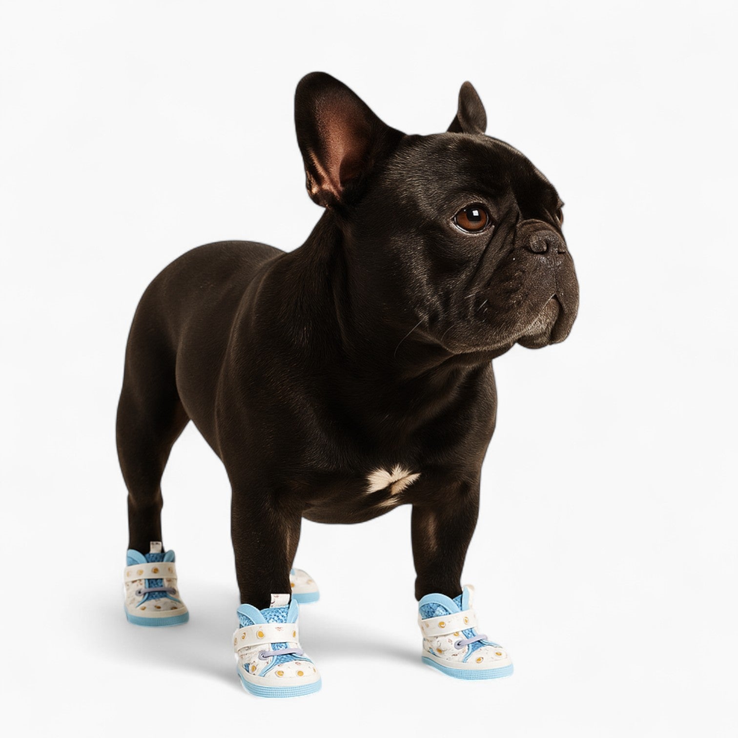 Pawlux French Bulldog Sneakers – Shining Love High-Top Sneakers
