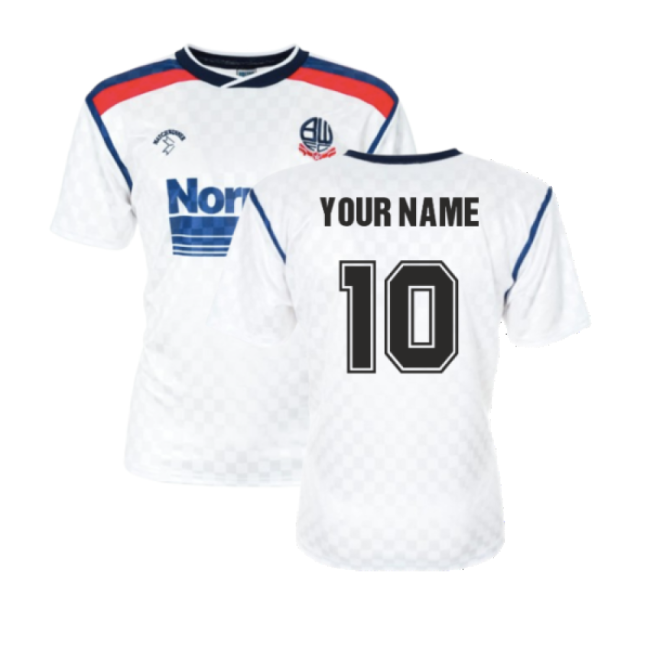 Authentic 1988-1990 Bolton Home Retro Shirt (your Name) - Premium