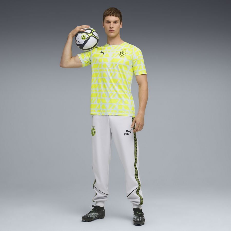 [LK] Dortmund Pre Match Alert/Silver Metallic Training Yellow Uniform T