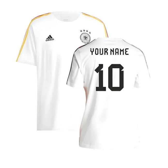 2024-2025 Germany 3S DNA Tee (White) (Your Name)
