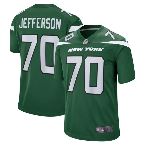 None Quinton Jefferson Game Jersey - Green | NFL Player Jersey