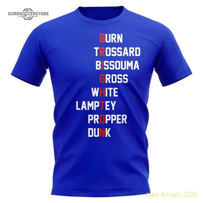 Official Brighton Team T-shirt (blue) - Premium Quality Baby Football
