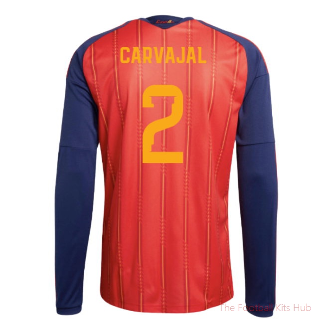[EFS] 2026/27 Spain Long Sleeve Home Shirt (Carvajal 2)