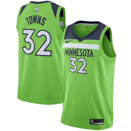 Green Nike M. Timberwolves #32 NBA Jersey Quality Premium Quality