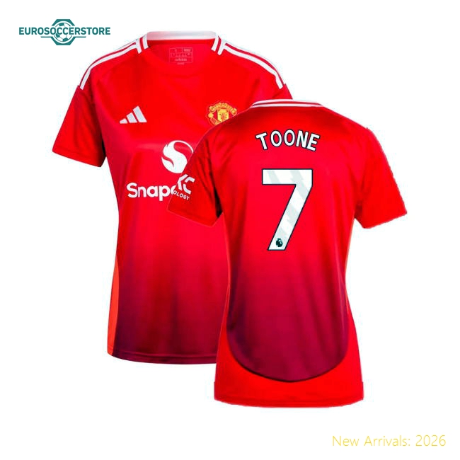 S Manchester United Female 2024 Home Jersey Shirt Football Fan Game Day For Football Fans
