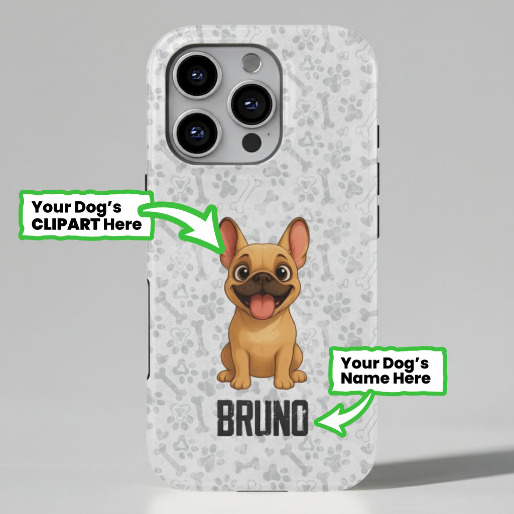 Durable Bruno - Personalized Dual-layer Phone Case for Street Style