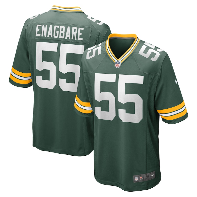 None Kingsley Enagbare Green Bay Packers Powerhouse Team Game-Day E...