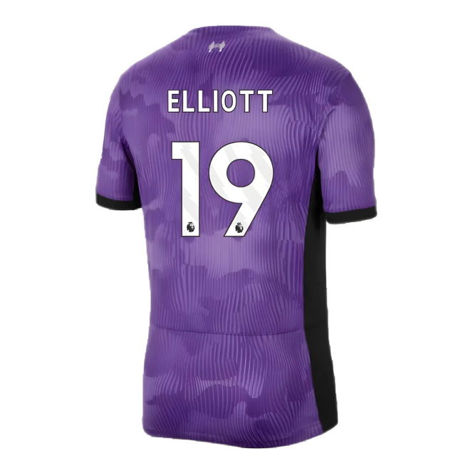 2023-20 Liverpool Official Third Football Kit Elliott #19 L S
