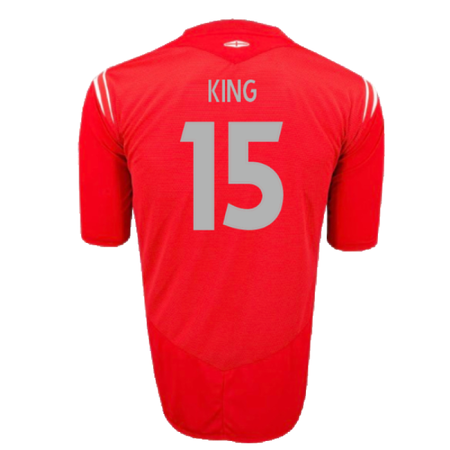 King 15 England Football Team Collectible Away Limited Shirt