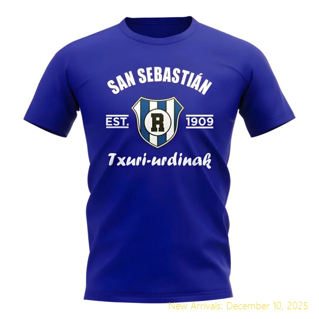 Real Sociedad Official T-shirt - Match Day Essential - Premium Quality