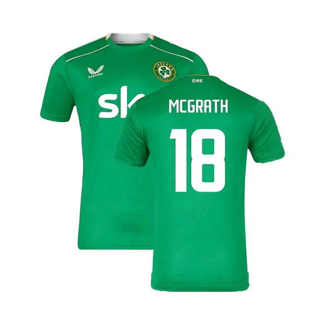 Cheap 2024-2025 Republic of Ireland Home Shirt (McGrath 18) As A Gift