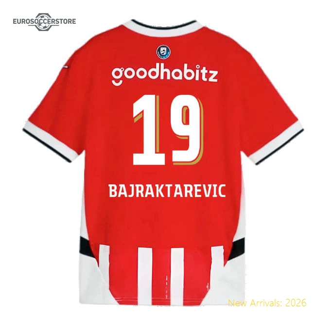 Psv Eindhoven 2024-25 Home Fan Version For Kids (Bajraktarevic