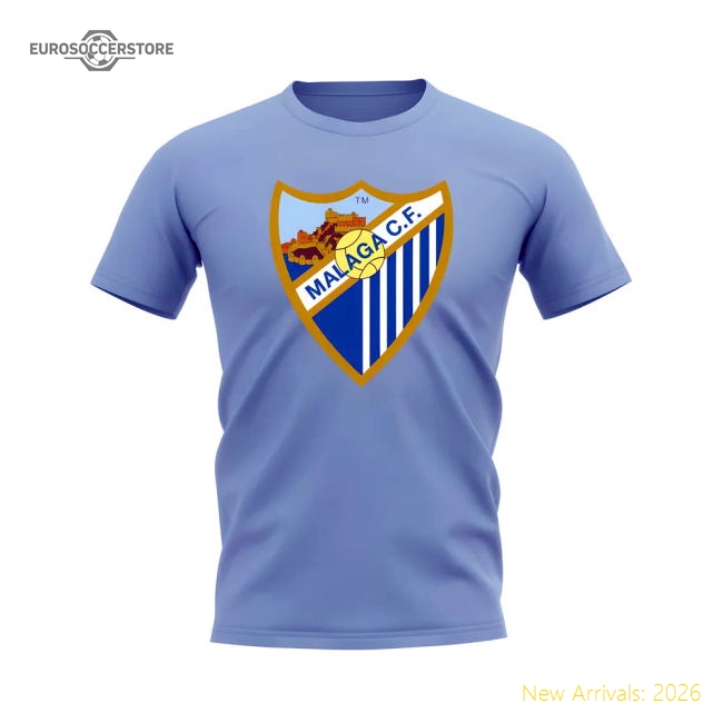 Official Best-Selling Malaga Badge T-Shirt (Sky Blue)