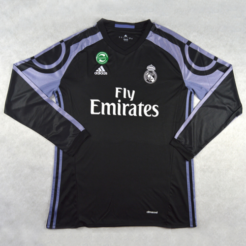 Official Real Madrid LS Third 201617 Soccer Jersey Shirt