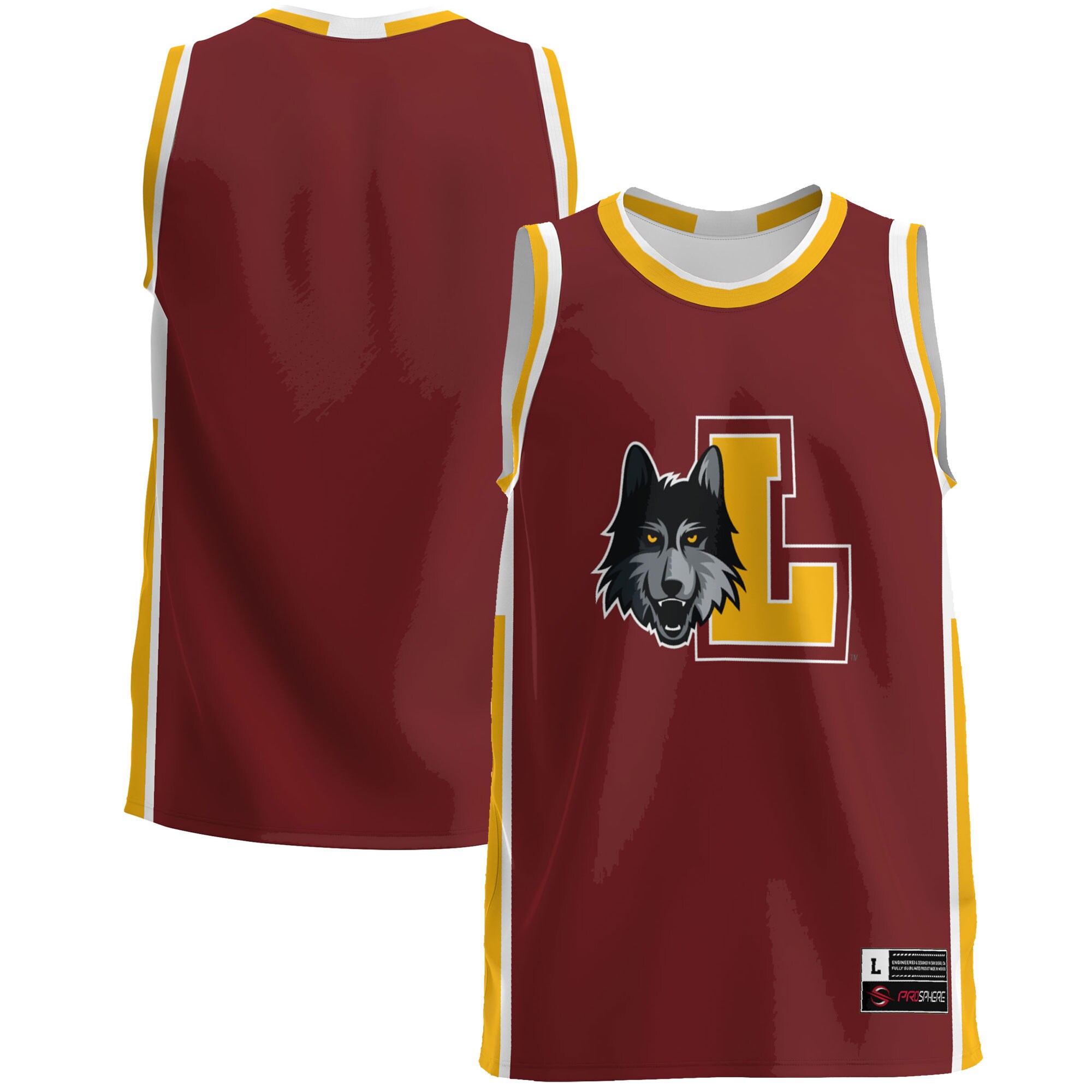 [DDG] Loyola Chicago Ramblers GameDay Greats Lightweight Basketball Jersey - Maroon