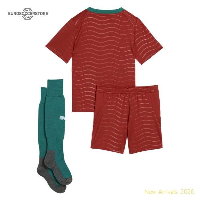 Portugal Home Mini Kit 2026-2027 Match Day Jersey Supporter