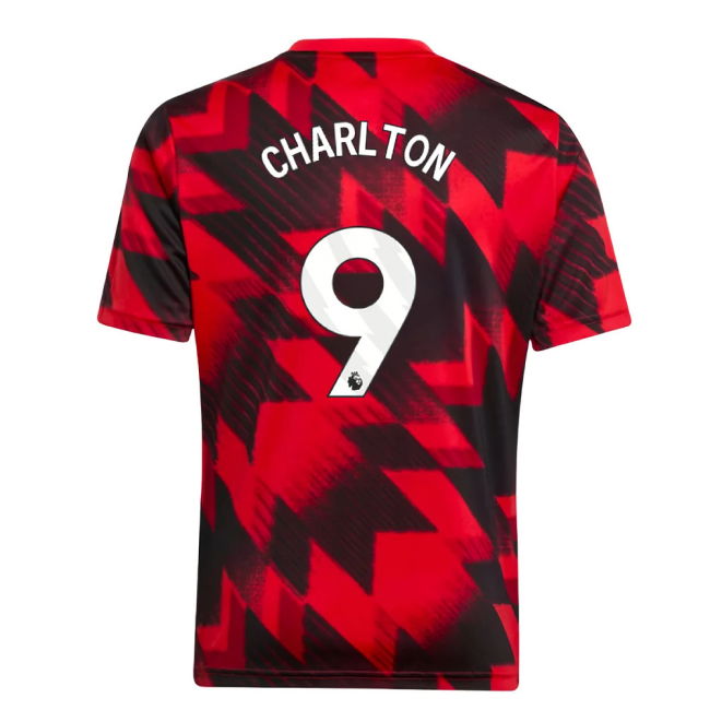 2025-2026 Man Utd Pre-Match Kit (Red) - Kids (Charlton 9)