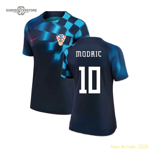 2022-2023 Croatia Away Shirt (Ladies) (Modric 10)