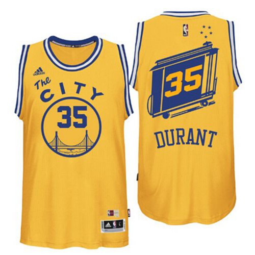 Limited Stock Golden State Warriors Kevin #35 NBA Game Jersey
