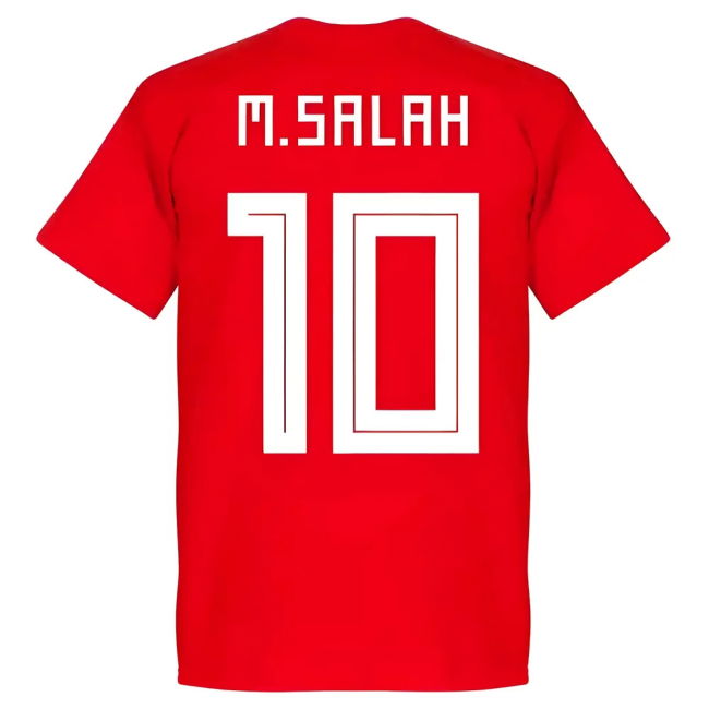Fan-Favorite Limited-Edition Egypt Mohammed Salah Team T-Shirt - Red