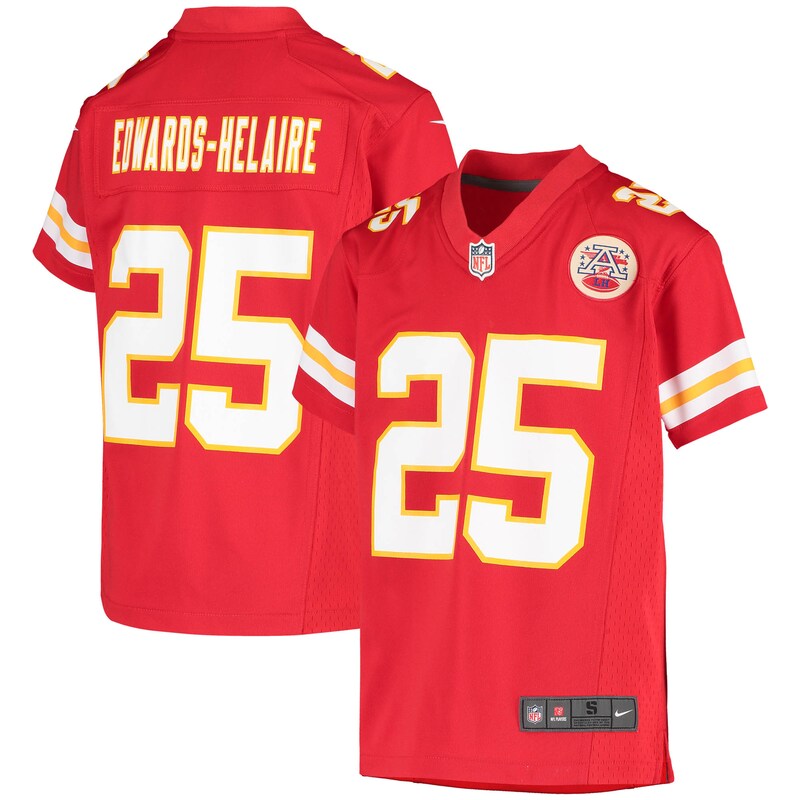 None Clyde Edwards-Helaire KC Chiefs Energetic Elite Jersey for NFL Fa