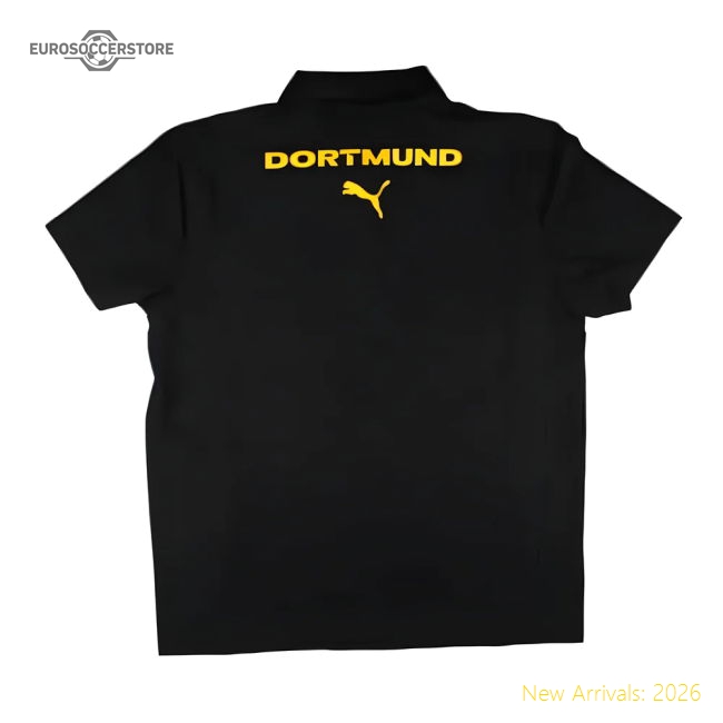High-Quality 2024-2025 Borussia Dortmund Casuals Polo Shirt (Black)