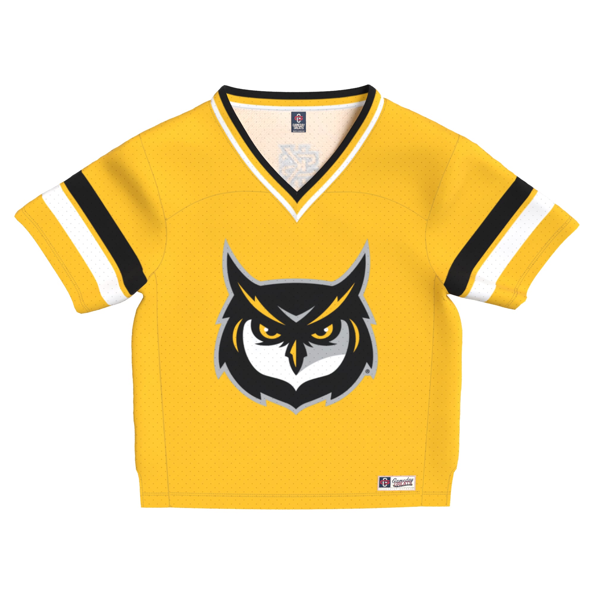 Toddler Gold Kennesaw State Owls Lightweight Collegiate Football Fashion Jersey