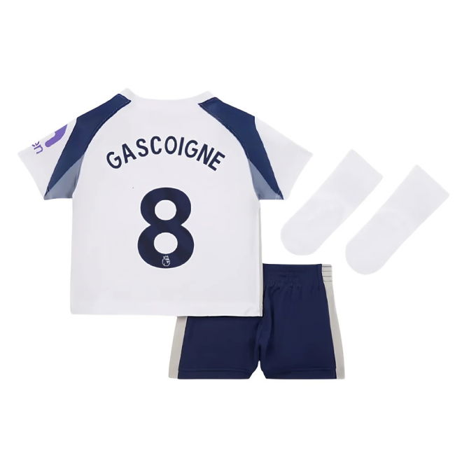 Tottenham 2025-20 Home Football Shirt Featuring Gascoigne 8 M S