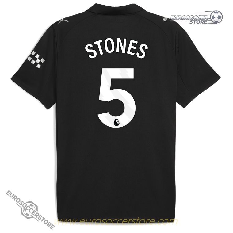 Manchester City 25-26 Season Away Jersey Number 5 - STONES