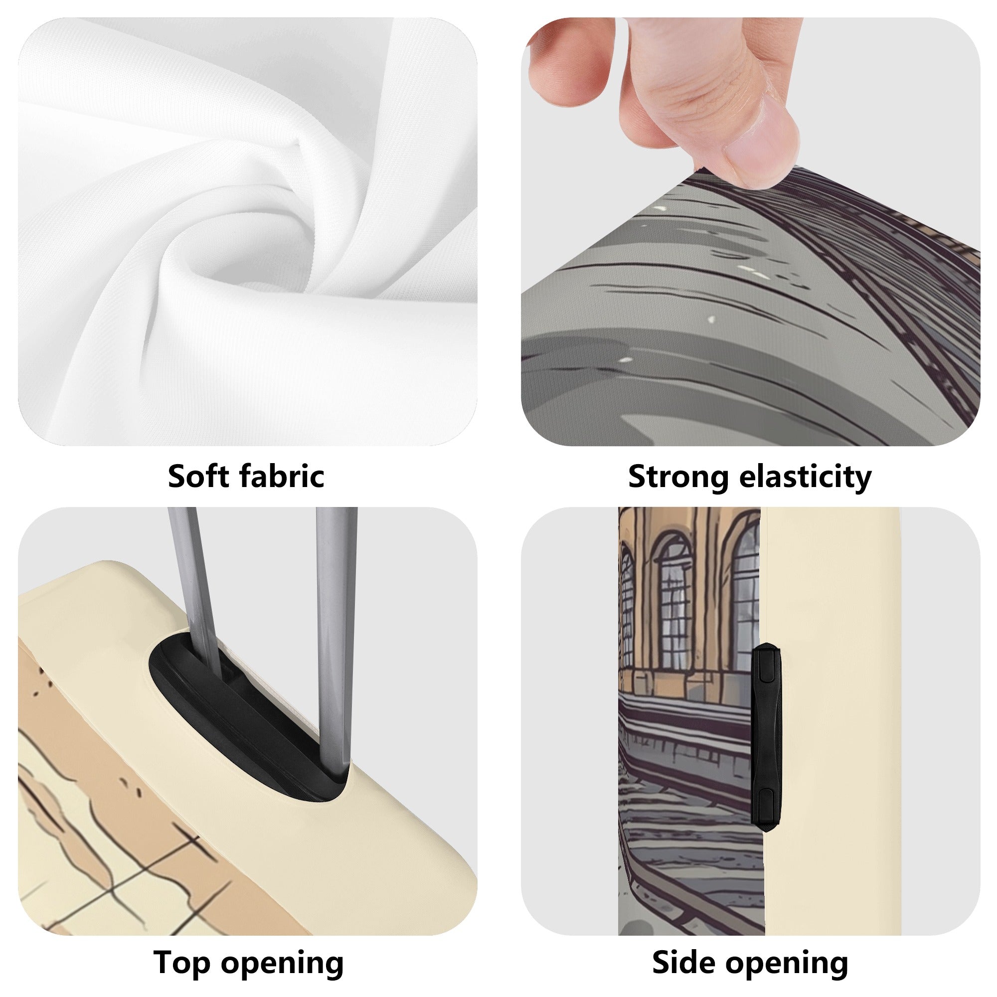 Ginger - Safe Luggage Cover Outdoor Use | Breed-optimized