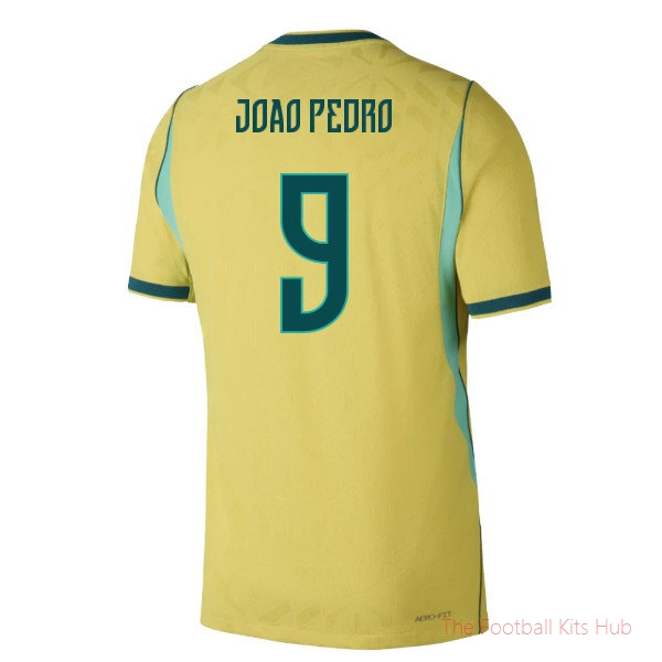 Brazil Aero-Fit Match 2026-2027 Home Shirt (Joao Pedro 9)